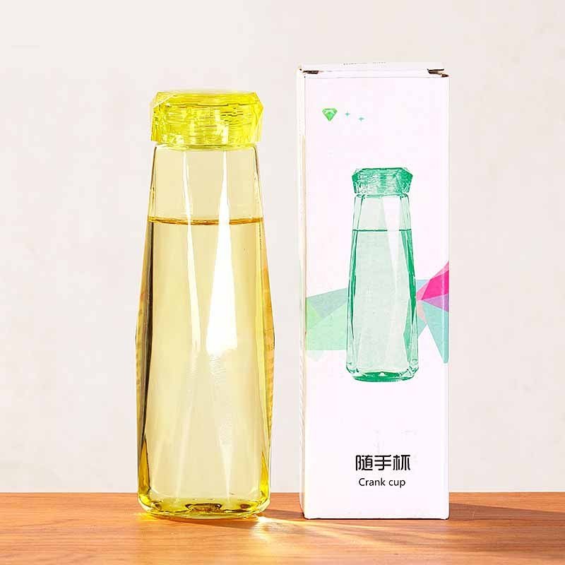 Creative Simple Pure Color Diamond Glass Cup - Expo GYellowDrinkware